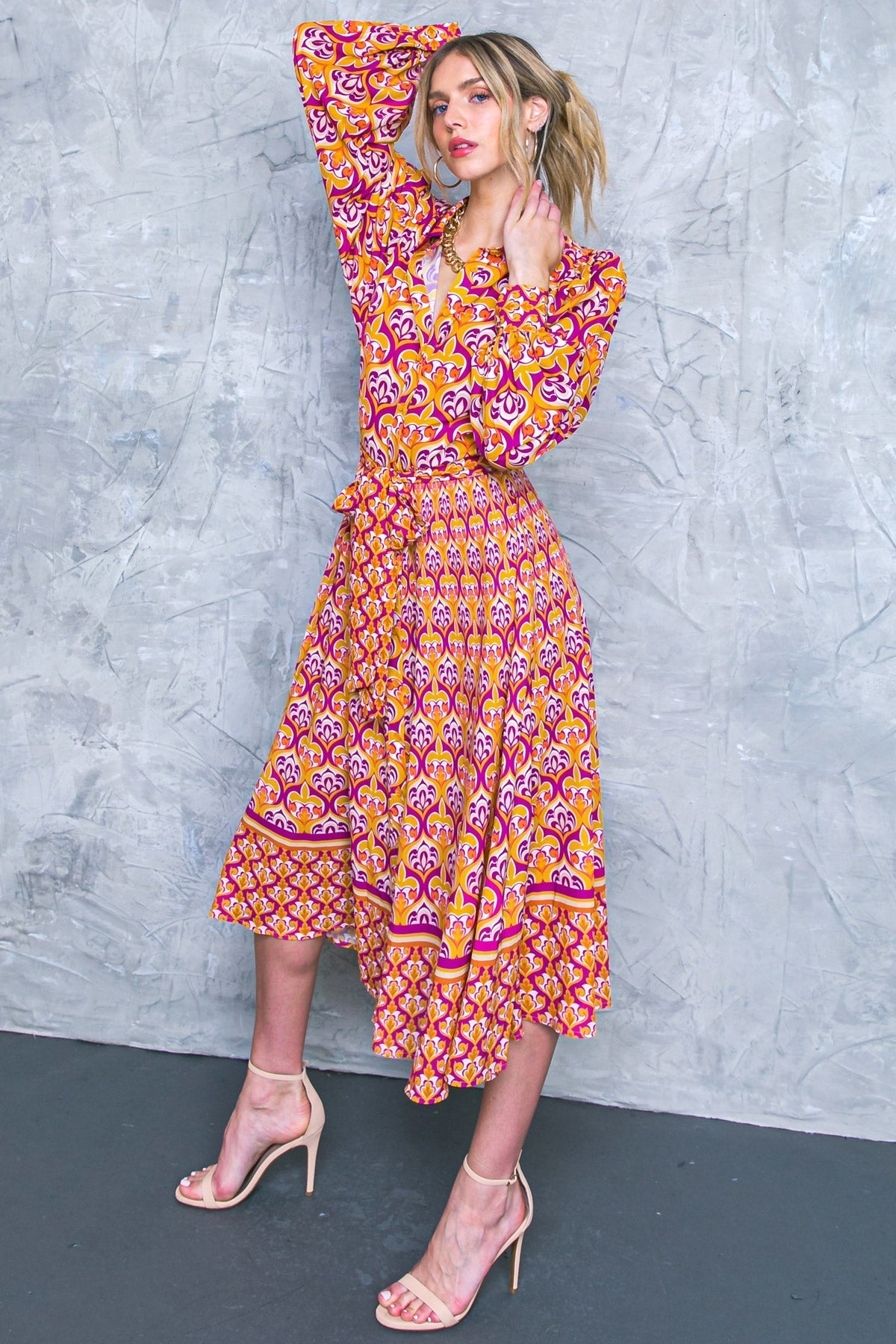 LIFETIME CELEBRATIONS WOVEN SHIRT DRESS Flying Tomato